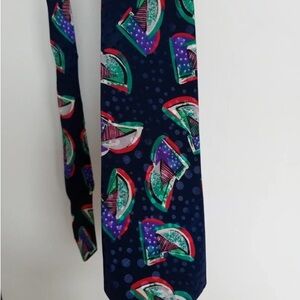 Vibrant Blue Patterned Tie